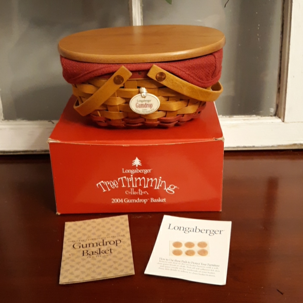 2004 longaberger tree Trimming Gumdrop set